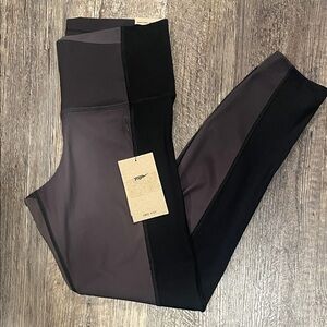 Nike Yoga Dri-Fit Black and Gray Leggings